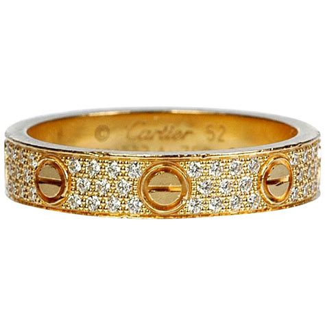 cartier love band with diamond